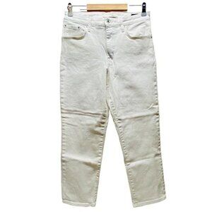 Ella Moss Jeans‎ Women’s 8/29 White High Waist Straight Leg Stretch Denim Pants